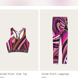 Pucci set top and bottom wore once.